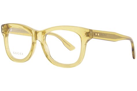 gucci yellow lenses|gucci eyeglasses female.